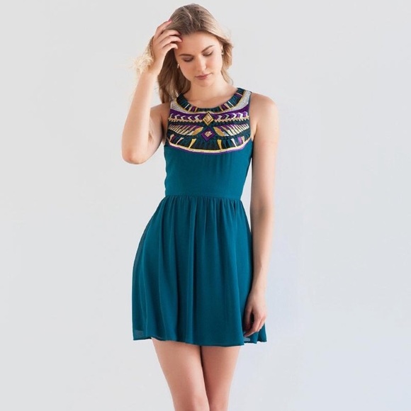 Francesca's Collections Dresses & Skirts - Embroidered Dress